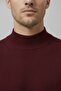 Men's Slim Fit Soft Textured Anti-Pilling Half Turtleneck Knit Sweater