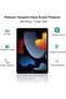 واقي شاشة من الزجاج المقوى لجهاز Apple iPad (2019) مقاس 10.2 بوصة شفاف - 3
