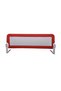 SecureFold Bed Rail, Adjustable 150x65 cm, Red