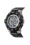 G21A-002Vy Black Color Alarm Date Chronometer Light-Up Teenager Wristwatch - 2