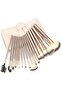 18 pcs Professional Wood Handle Makeup Brush Set - 5