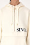 Women's Cream Sweatshirt 50309055-Vr256 - 6
