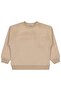 Plush Paneled 2-5 Years Old Sweatshirt - Brown 4-5 Years Old