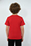 Boy's Crew Neck Relax Fit Cotton Super Mario Printed Red T-Shirt - 3