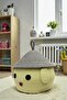 Kids Hat-Shaped Cute Face Rope Basket 25×30 cm – Toy Storage & Nursery Organizer - 3