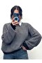 Two Color Knitwear Sweater