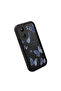Xiaomi Poco C65 Compatible Black Silicone Butterfly Pattern Impact Protection Case - 3