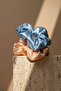 2-Piece Luxury Satin Hair Scrunchies Large Size Shiny Silk Textured Rubber Scrunchie Soft Non-Marking XL Scrunchie - 4