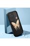 Xiaomi Redmi 10 2022 Compatible Quality Black Silicone Butterfly Pattern Shockproof Case - 3