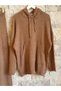 HatunAtila Ribbed Knitwear Set Brown - 7744 - 2