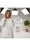 Women's Flat Hooded Sweatshirt - 2