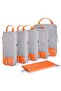 Orange Compression Packing Cubes