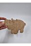 10 Pieces Cute Hippopotamus Wooden Painting School DIY Activity Art 15 cm - 2