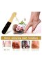 Double Sided Callus Remover Foot Care Wooden Pedicure File Brown 21cm - 2