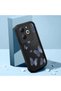 Tecno Spark Go 2024 Compatible Black Silicone Butterfly Pattern Impact Protection Case