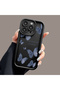 Xiaomi Redmi 13 Compatible Black Silicone Butterfly Pattern Impact Protection Case - 4