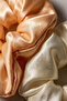 2-Piece Luxury Satin Hair Scrunchies Large Size Shiny Silk Textured Rubber Scrunchie Soft Non-Marking XL Scrunchie - 7