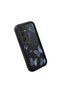 Samsung Galaxy A24 Compatible Black Silicone Butterfly Pattern Impact Protection Case - 3