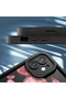 iPhone 14 Plus Compatible Black Silicone Butterfly Pattern Impact Protection Case - 8