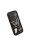 Xiaomi Redmi 10 2022 Compatible Quality Black Silicone Butterfly Pattern Shockproof Case - 2