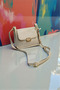 4627 Single Compartment Scarf Detailed Adjustable Strap Women's Hand and Shoulder Strap Bag