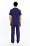 Basic - Nurse Uniform Stretch Fabric Scrubs (Unisex) (Compliant with New Regulation - Patriot Blue) (Set) - 6