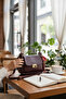 4627 Single Compartment Scarf Detailed Adjustable Strap Women's Hand and Shoulder Strap Bag - 2