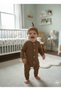 Minisse Baby Girl Jumpsuit - Bandana Brown