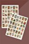 New Year's Sticker Set of 72 - Letter, Gift, Notebook, New Year's Sticker - 2