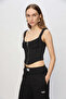Ss6113 Front Zipper Cotton Bustier