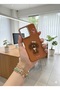 حافظة هاتف Xiaomi Redmi 13، حافظة هاتف واقية مرنة ذات مظهر جلدي مطرز لطيف - 3