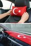 Turkish Flag Crescent and Star Patterned Torpedo Protection Cover & Digital Printed Vehicle Travel Neck Pillow - 5