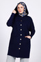 80153 - Stylish Comfortable Gold Buttoned Felt Women's Knitwear Long Cardigan - 4
