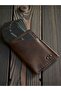 Safir Leather Genuine Italian Leather Card Holder – Handmade, 12 Card Capacity, Minimal Slim (Brown)