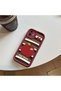 Samsung Galaxy A16 Compatible Burgundy Silicone Fruit Pattern Shockproof Phone Case - 6