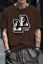 Men's La California 1987 Printed Oversize T-shirt