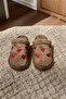 Winter Women's House Slippers |   Small Heart Embroidered Rabbit Fur |   Non-Slip Base - 4