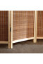 FFD Wooden Room Divider 4-Panel Foldable Privacy Screen Room Partition - 5