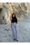 Corded Fabric Fabric Cross Waist Loose Fit Sweatpants - 4