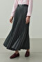 Pleated Skirt Gray - 8