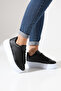 Women's Black Thick White Sole Sneaker: Stylish and Comfortable Sports Shoe Model for Everyday Use - 6