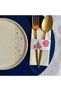 12-Pack New Year's Napkin Wrapping Card |   Christmas Table Decoration |   Happy New Year – Christmas Themed Presentation Set - 2