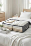 Gray Underbed Pillow Quilt Sweater Storage Box with Window / 60X45X15 - 2