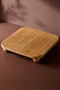 Terni Pedestal Serving Plate 24 cm Ergonomic Square Shaped Multi-Purpose Serving Stand