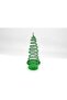 Tabletop Spiral Christmas Tree 28cm Rotating LED Warm Light Indoor Outdoor Xmas Decor Parties-Green - 2