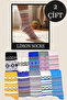 Women's Socks (2 Pairs) Striped Winter Socks - Thick Socks with Motif Pattern