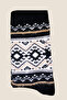 Women's Socks (2 Pairs) Striped Winter Socks - Thick Socks with Motif Pattern - 6