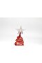 Tabletop Spiral Christmas Tree 28cm Rotating LED Warm Light Indoor Outdoor Xmas Decor Parties-Red - 4