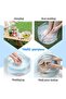 Transparent Collapsible 12L Water Storage Bucket - Portable Folding PVC Wash Basin - 4