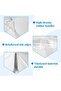 Transparent Collapsible 12L Water Storage Bucket - Portable Folding PVC Wash Basin - 3
